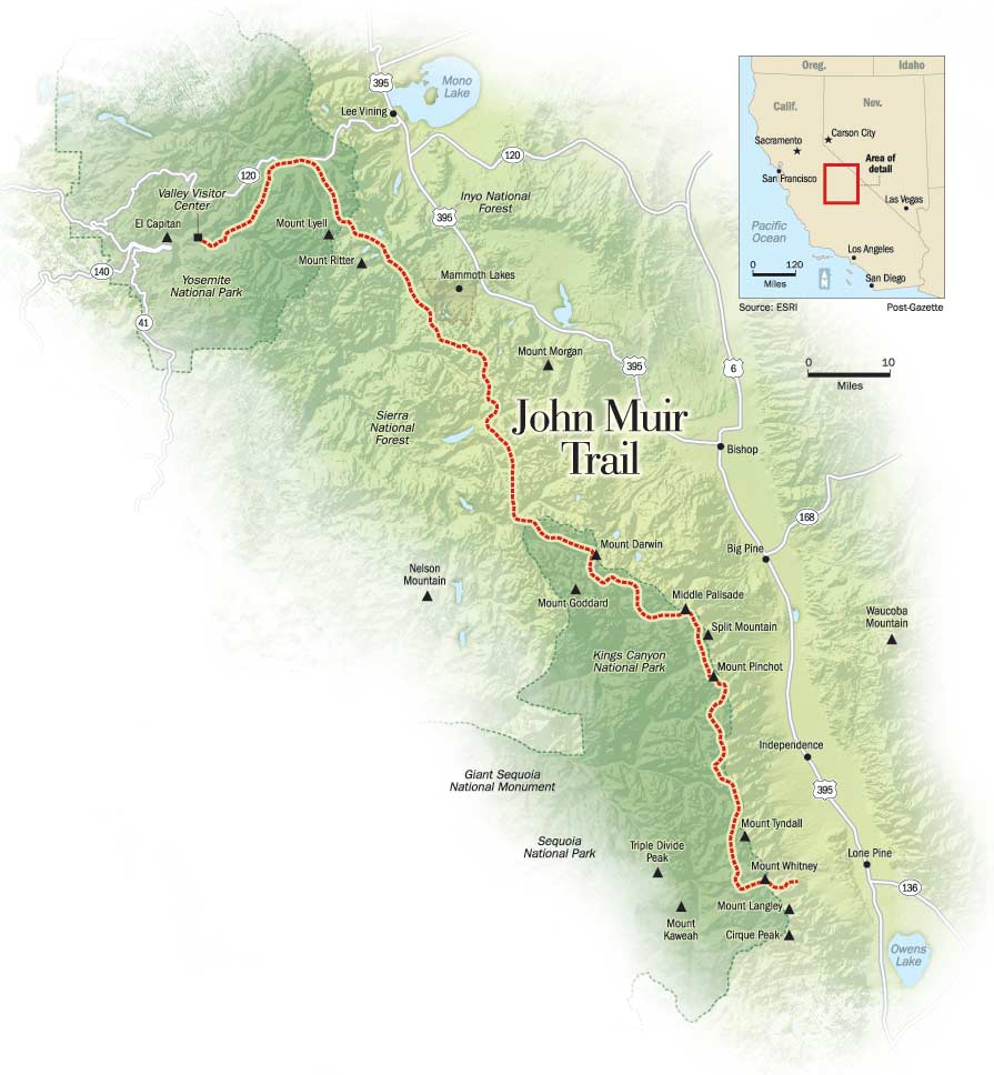 John-Muir-Trail-Map