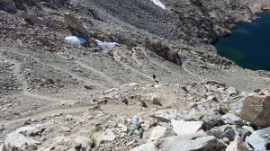 Descending Glen Pass