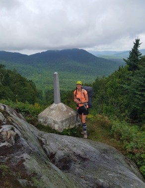 Northern Terminus Long Trail Canadian/United States border