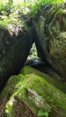 Devil's Gulch Climbing through...