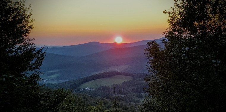 Goodnight from Roundtop Shelter