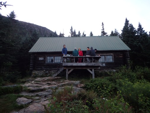 Taft Lodge perched on a shelf below the Chin 3,650' Built in 1920 Re-constructed in 1996