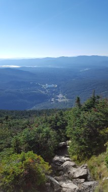 Turning around and enjoying the view behind me