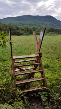 Newer re-routed trail crosses 4 stiles...