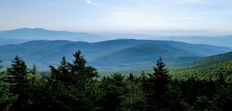 View from Mt Ethan Allen 3,680'