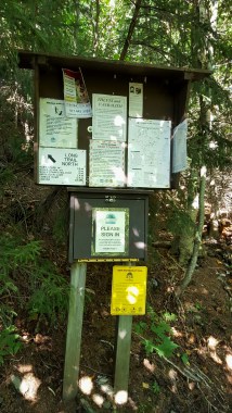 Appalachian Gap Signage at VT 17