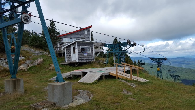 Mad River Glen Ski Area Warming hut & single chairlift station Camping permitted inside hut