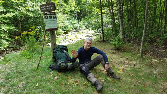 Saying goodbye to my favorite hiking companion..."Coach" City Stream William D MacArthur Memorial Bridge VT9