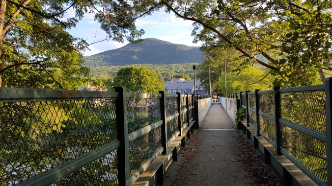 Crossing Hoosic River into North Adams, Massachusetts 